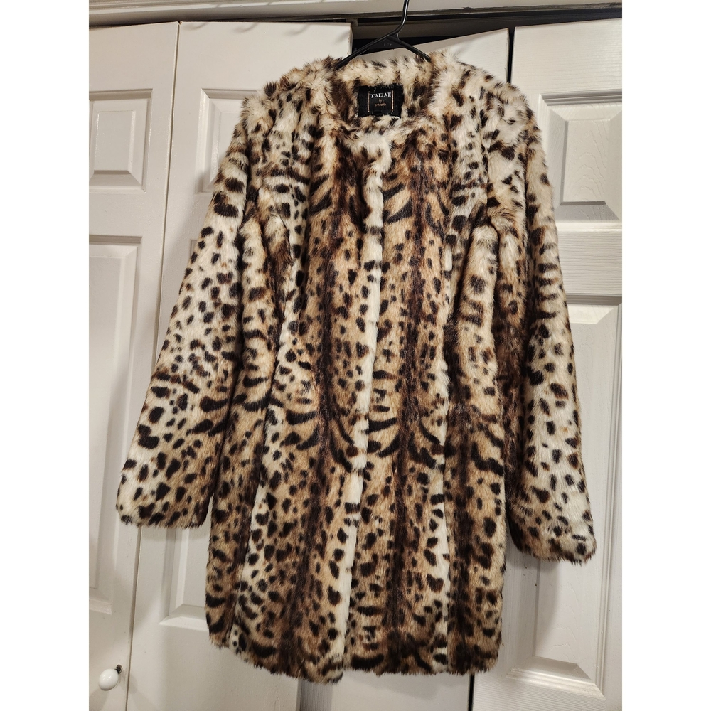 Leopard Print Teddy Jacket - image 1